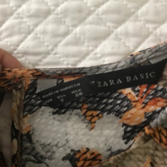 Zara Floral Crop Top - Picture 3 of 4